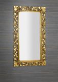 SAPHO SCULE 80 x 150cm zrkadlo vo vyrezávanom ráme, drevo masív, zlatá antique, IN338
