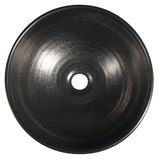 SAPHO ATILLA Ø43cm umývadlo na dosku okrúhle, bez prepadu, keramické, metalická medená, DK010