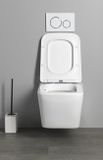 SAPHO PORTO WC sedadlo SLIM, soft close, duroplast, biele, PZS102
