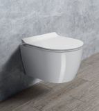 SAPHO PURA 46cm WC závesné krátke SWIRLFLUSH, biele, 880211