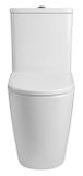 SAPHO TURKU RIMLESS 64cm WC kombi kompletné, duálne splachovanie, zadný/spodný odpad, PC104WR