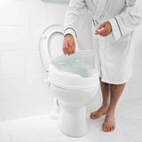 SAPHO WC sedadlo zvýšené pre telesne postihnutých, PP, biele, A0071001