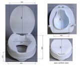 SAPHO WC sedadlo zvýšené pre telesne postihnutých, PP, biele, A0071001