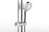 SAPHO sprchový stĺp pre nástennú batériu, hlavová a ručná sprcha, chróm, 1202-13