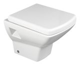 SAPHO SOLUZIONE 50,5cm WC závesné s bidetovou sprškou, keramika, biele, 10SZ02002 DL