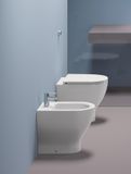 SAPHO CITY PRO 52cm WC stojace SWIRLFLUSH, zadný/spodný odpad, biele, 911011