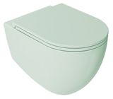 SAPHO INFINITY WC sedadlo SLIM soft close, duroplast, zelená mint, 40KF0542I-S