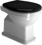 SAPHO CLASSIC WC sedadlo soft close, duroplast, čierne, MSC87CN20