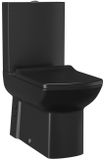 SAPHO LARA WC sedadlo SLIM, soft close, duroplast, čierne, KC1603.01