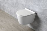 SAPHO PURA / KUBE X WC sedadlo SLIM soft close, duroplast, biele, MS76SN11