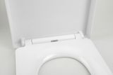 SAPHO LISA WC sedadlo &quot;D&quot; soft close, duroplast, biela, 1703-746