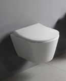 SAPHO AVVA SHORT 49cm RIMLESS WC závesné, biele, 200114