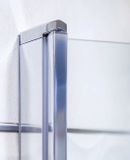 SAT ANIMA SK 100cm dvere do niky alebo do kombinácie / sprchový kút rohový, profil chróm, sklo číre, SK100