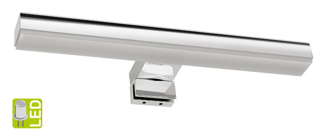 AQUALINE VERONICA 2 LED svietidlo nad zrkadlo, plast, chróm, E26698CI
