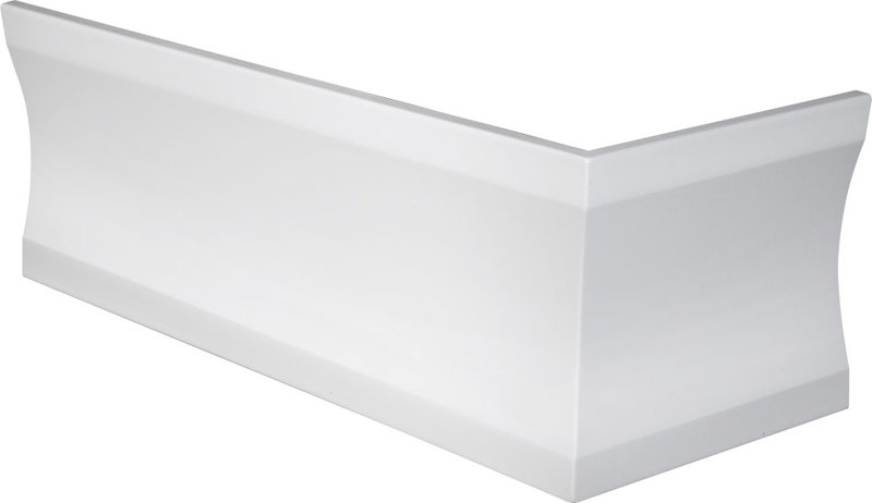 POLYSAN 160 x 70cm CLEO "UL" čelný rohový panel pre obdĺžnikové vane ľavýravý, akrylát, 73811
