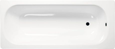 AQUALINE 160 x 70cm vaňa klasická obdĺžniková, oceľová smaltovaná, V160x70