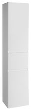 AQUALINE ALTAIR 40 x 31 x 184cm ľavá skrinka kúpeľňová vysoká závesná s košom na prádlo, biela, AI185L