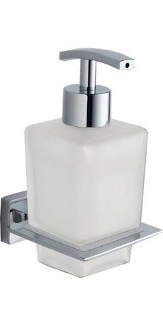 AQUALINE APOLLO dávkovač tekutého mydla, chróm, mliečne sklo, 1416-19