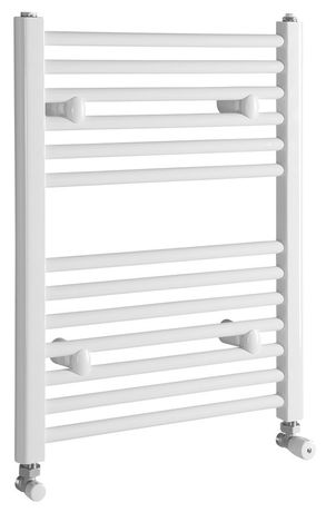 AQUALINE DIRECT 50,5 x 64cm 360W rovný kúpeľňový radiátor, bočné pripojenie, biely, ILR65T