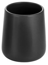 AQUALINE NERO pohár, keramika, čierny, 08137