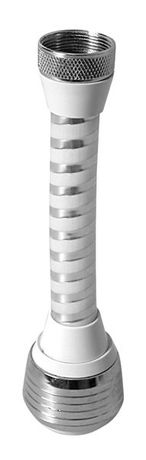 AQUALINE perlátor dlhý ohybný s prepínačom, plast, chróm, B004