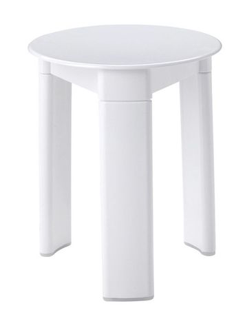 AQUALINE TRIO stolička kúpeľňová, plast, biela, 2072