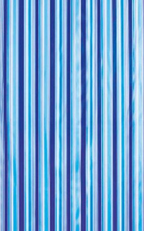 AQUALINE vinylový 180 x 180cm záves sprchový, pruhy, modrá, ZV011