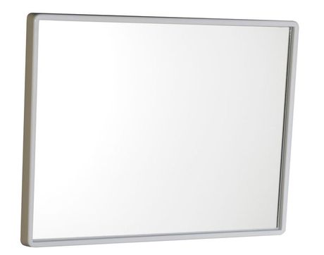 AQUALINE 30 x 40cm zrkadlo v ráme, plast, biele, 22436