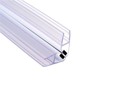 AQUATEK tesnenie magnetické 45 ̊ pre sklo 6mm, dĺžka 200cm, PVC, M-45-6