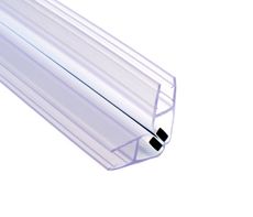 AQUATEK tesnenie magnetické 45 ̊ pre sklo 8mm, dĺžka 200cm, PVC, M-45-8