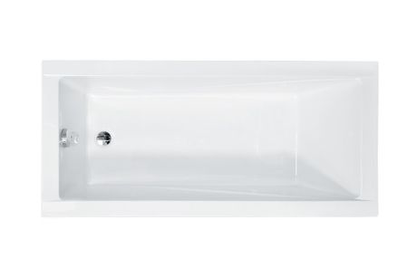 BESCO MODERN SLIM 140 x 70cm vaňa klasická obdĺžniková s nízkym okrajom, akrylátová, biela lesklá, #WAM-140-SL