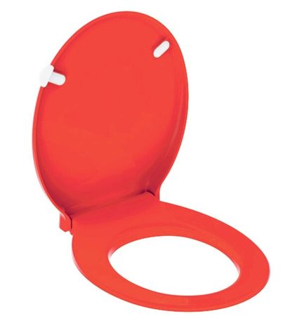 GEBERIT SELNOVA COMFORT WC sedadlo bezbariérové, duroplast, červené, 501.560.01.1