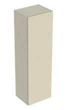 GEBERIT SMYLE SQUARE 36 x 29,9 x 118cm bočná vyššia skrinka s dvierkami, piesková lesklá, 500.361.JL.1