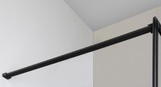 GELCO CURE BLACK 140cm stenová stabilizačná vzpera, profil čierny, CBSB140