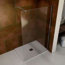GELCO LEGRO 100cm pevná sprchová stena (walk-in, aj bočná do kombinácie), profil chróm, sklo číre, GL5610