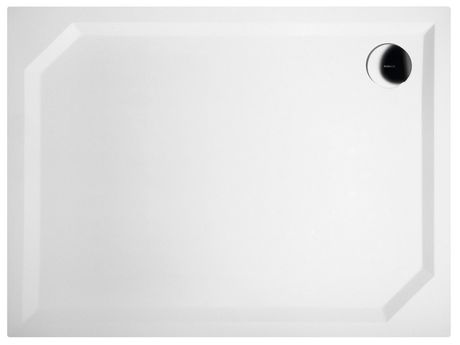 GELCO SARA 100 x 75cm sprchová vanička obdĺžniková nízka hladká, liaty mramor, HS10075