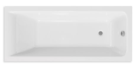 H2O MONA 170 x 75cm vaňa obdĺžniková klasická, akrylátová, biela