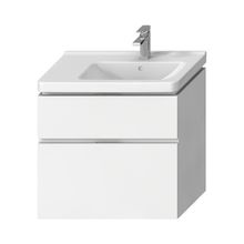 JIKA CUBITO PURE 74 x 42,6 x 68,3cm ľavá skrinka pod umývadlo závesná, biela, H40J4254035001