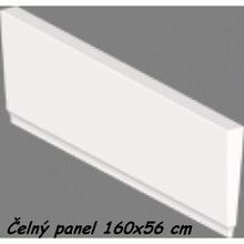 JIKA LYRA PLUS 160 x 56cm čelný panel, akrylát, biela, H2968310000001