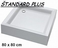 KOLO ŠTANDARD PLUS 80 x 80 cm štvorcová akrylátová vanička