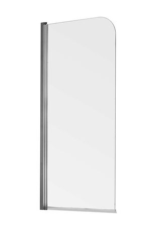 H2O EASY 75cm vaňová zástena obojstranne otvárateľná, profil chróm, sklo číre