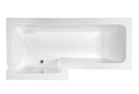 M-ACRYL LINEA 160 x 70/85cm ľavá vaňa asymetrická hranatá, akrylátová