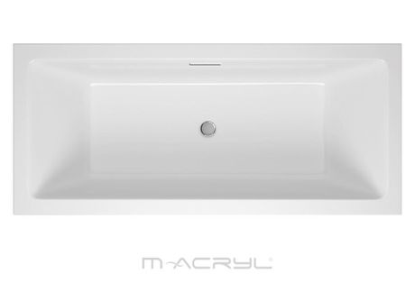 M-ACRYL SABINA PRO 160 x 75cm vaňa obdĺžniková symetrická hranatá, akrylátová