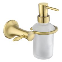 NOVASERVIS FERRO ANTICA dávkovač tekutého mydla závesný, bronz, mliečne sklo, AAI34BR