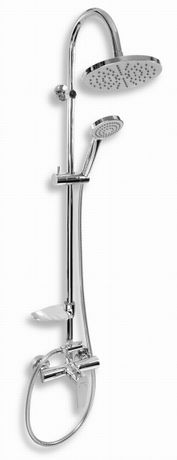 NOVASERVIS TITANIA FRESH sprchový stĺp s nástennou batériou, rozteč 150mm, chróm, SET040/96,0