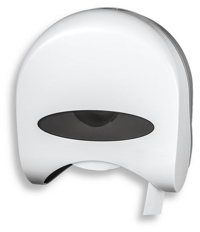 NOVASERVIS zásobník na toaletný papier závesný, chróm/biely, 69094,1