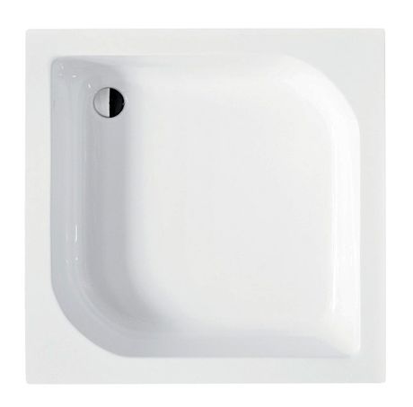 PMD PIRAMIDA ARES 80cm sprchová vanička štvorcová polohlboká, akrylát, #BAA-80-KW