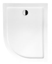 PMD PIRAMIDA SATURN 120 x 90cm ľavá sprchová vanička oblúková asymetrická, akrylát, #BAS-120-NL