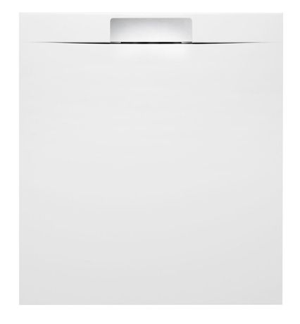 POLYSAN KAZUKO 100 x 90cm sprchová vanička obdĺžniková dizajnová nízka, liaty mramor, biela, 40336