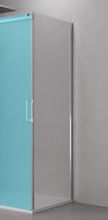 POLYSAN THRON LINE 70cm pevná sprchová stena do kombinácie, profil chróm, sklo číre, TL3070